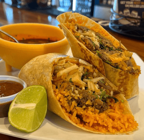 Especial Big birria burrito