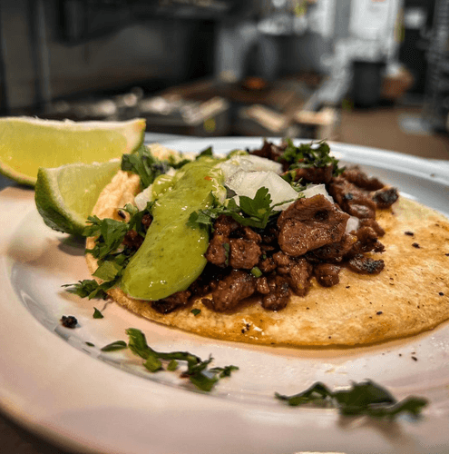 Grilled Steak Or Chorizo